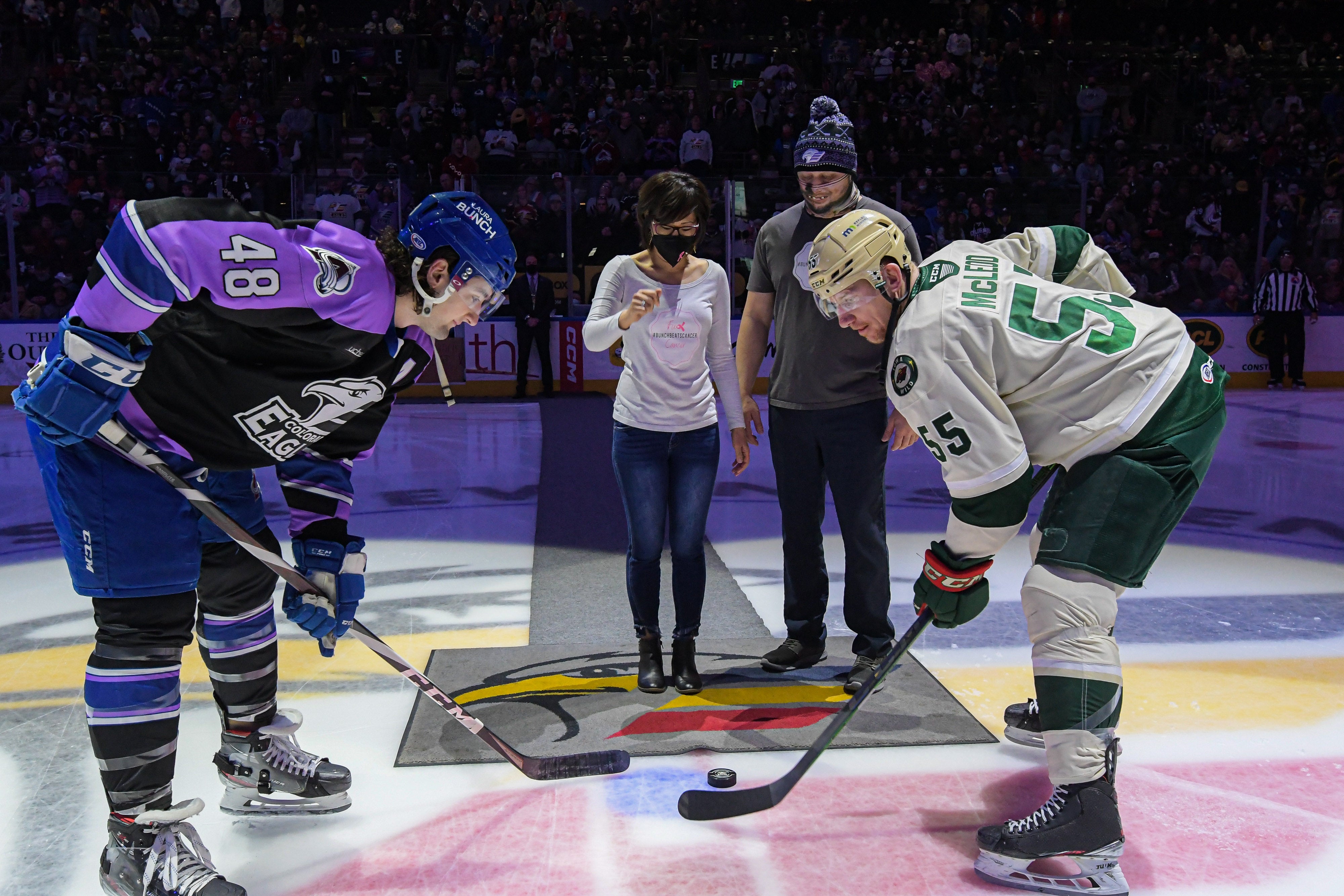 Colorado Avalanche Observes Hockey Fights Cancer Initiative