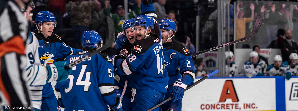 Colorado Rallies for 3-1 Win over Barracuda, Advance to Pacific Division Finals