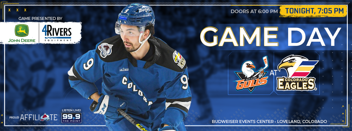 Colorado Looks to Continue Energy Against Gulls