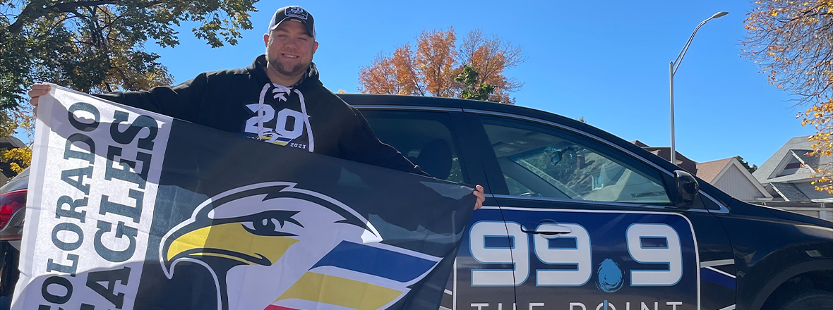 Colorado Eagles Townsquare Media Welcome Back Big Rob As In Arena Host