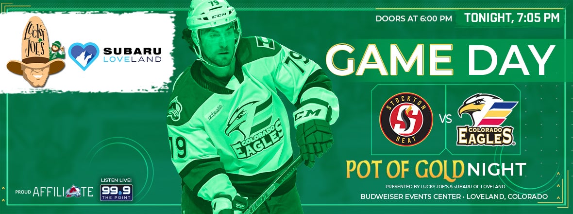 Eagles Host Stockton for Pot of Gold Game