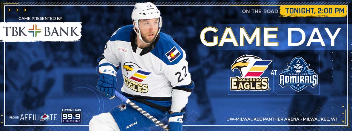 Eagles Face Admirals in Sunday Matinee