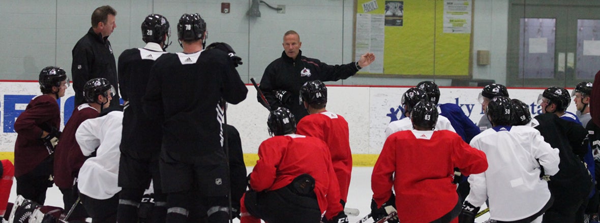 ROOKIES TAKE THE ICE FOR DAY ONE OF CAMP