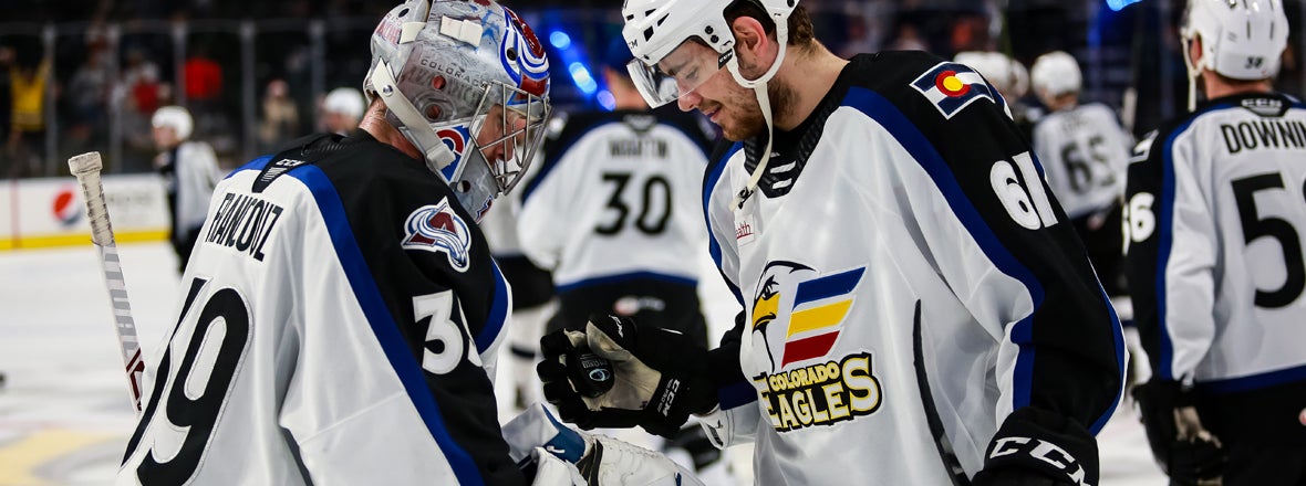 FRANCOUZ MAKES 29 SAVES TO GIVE EAGLES FIRST AHL SHUTOUT