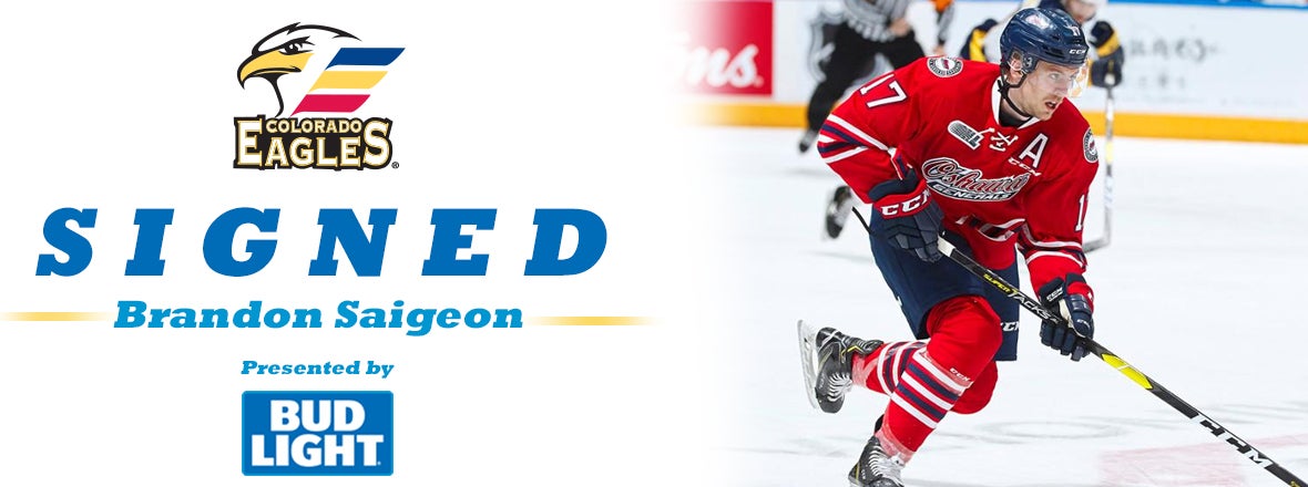 Colorado Signs Brandon Saigeon to AHL Contract