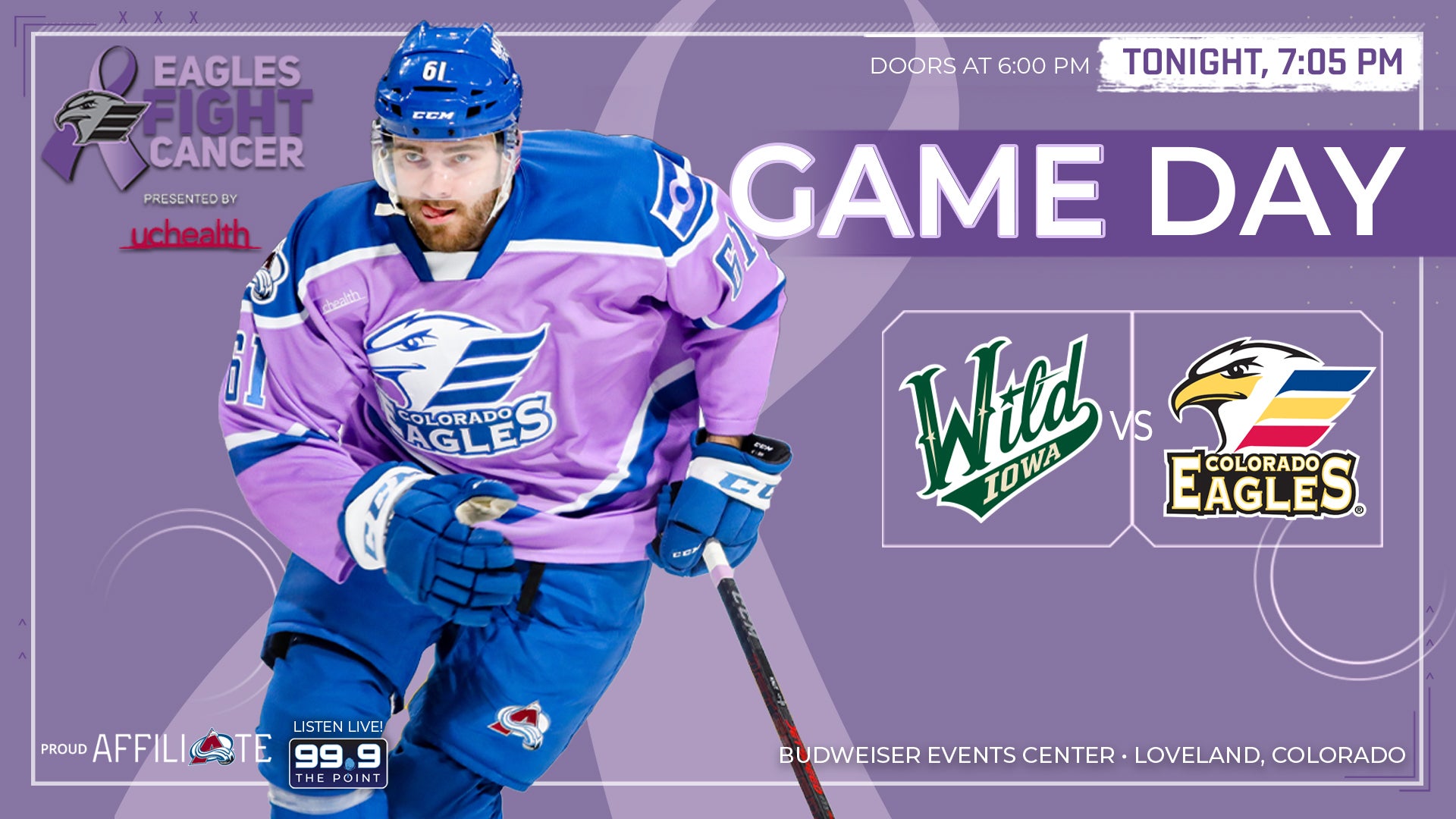 Eagles Look for Repeat Against Wild Colorado Eagles