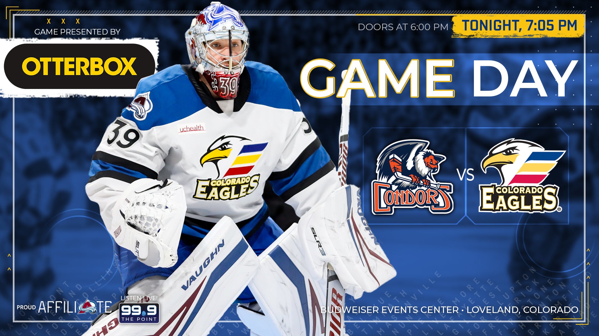 Eagles Face Bakersfield for First Time at Home Colorado Eagles