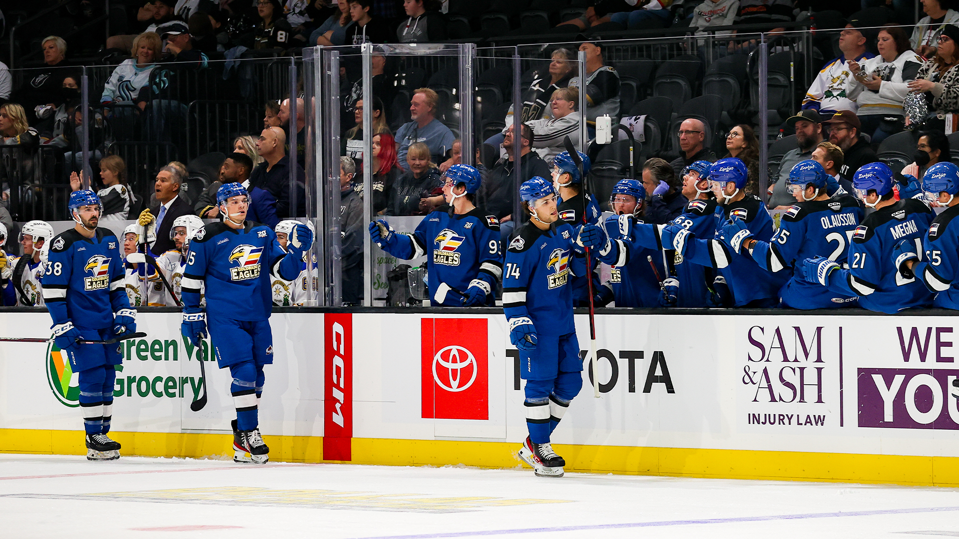 Strong First Period Drives Colorado to 3-2 Win over Silver Knights ...