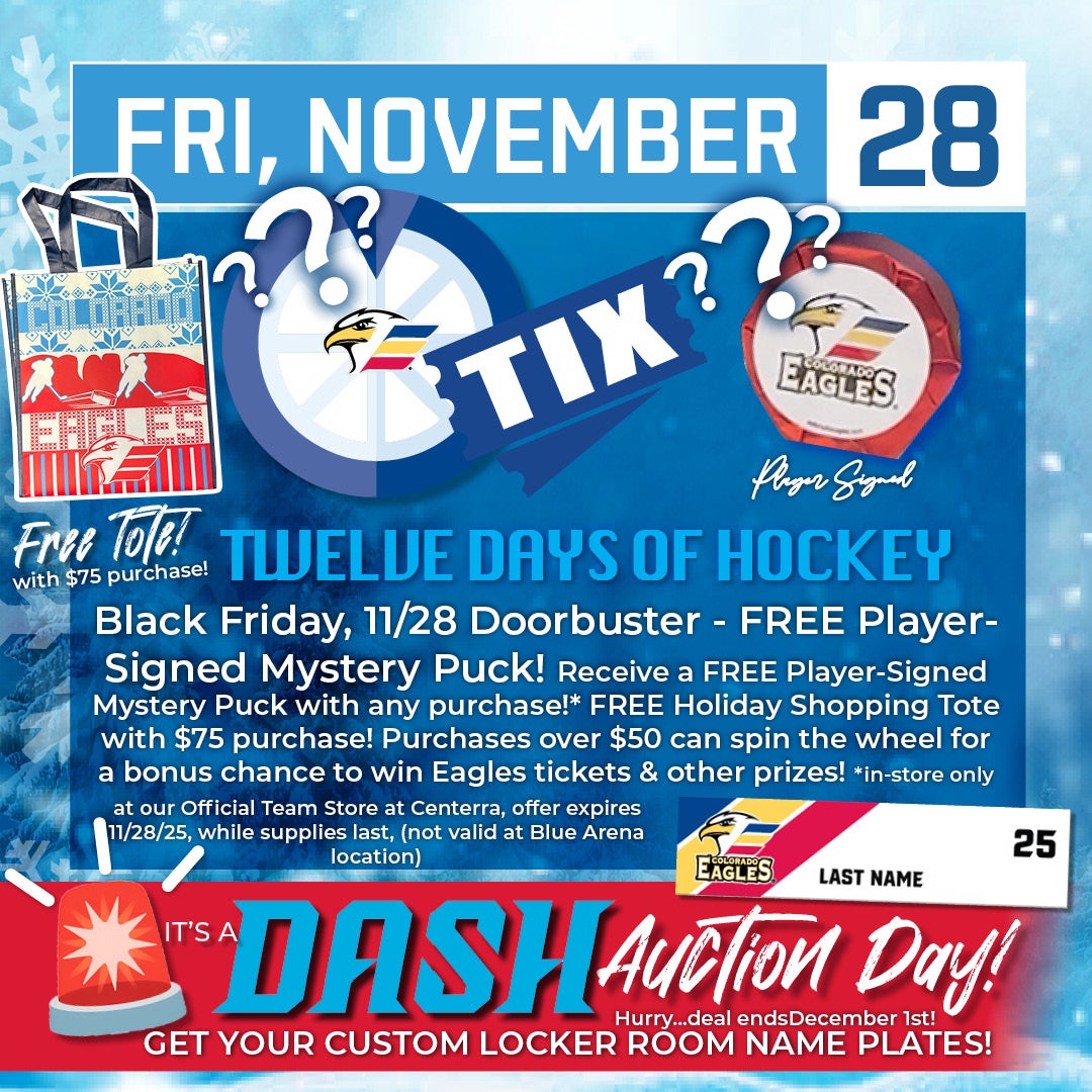 Deal #1 - Friday, 11/28 "Black Friday Doorbusters &amp; DASH Auction!"