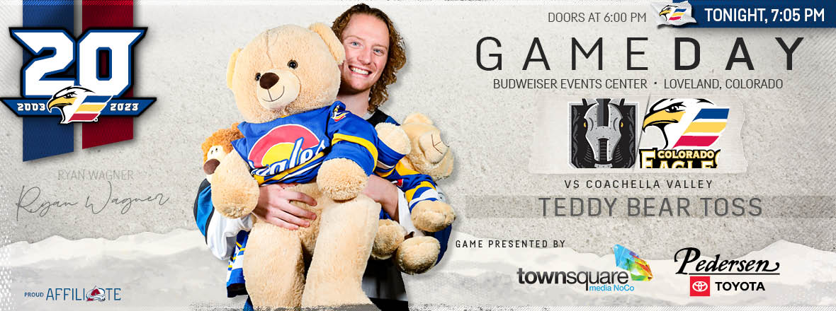 Eagles Host Annual Teddy Bear Toss Tonight