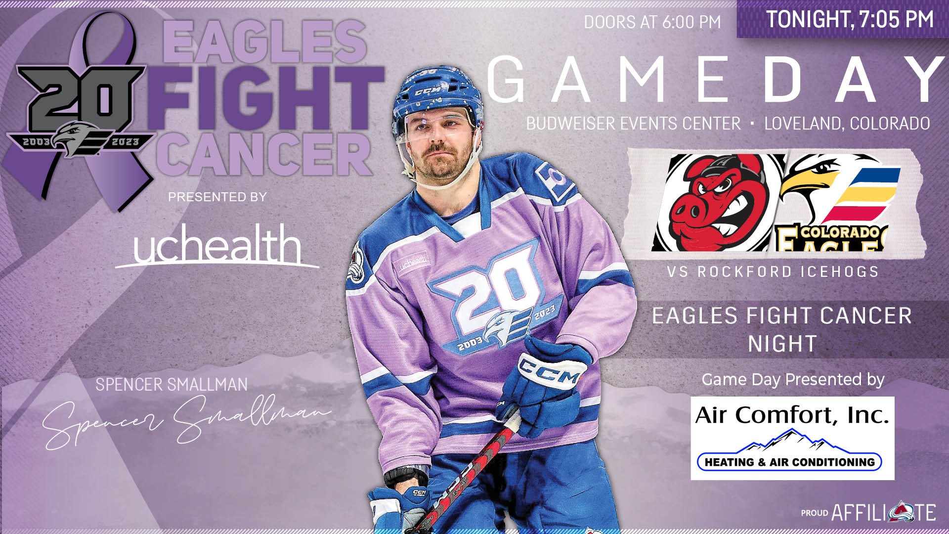 Colorado Play Rockford for First Time in Organization History