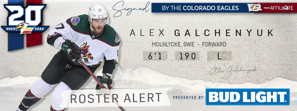 Eagles Sign Forward Alex Galchenyuk to PTO