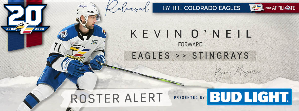 Forward Kevin O’Neil Released by Colorado Eagles