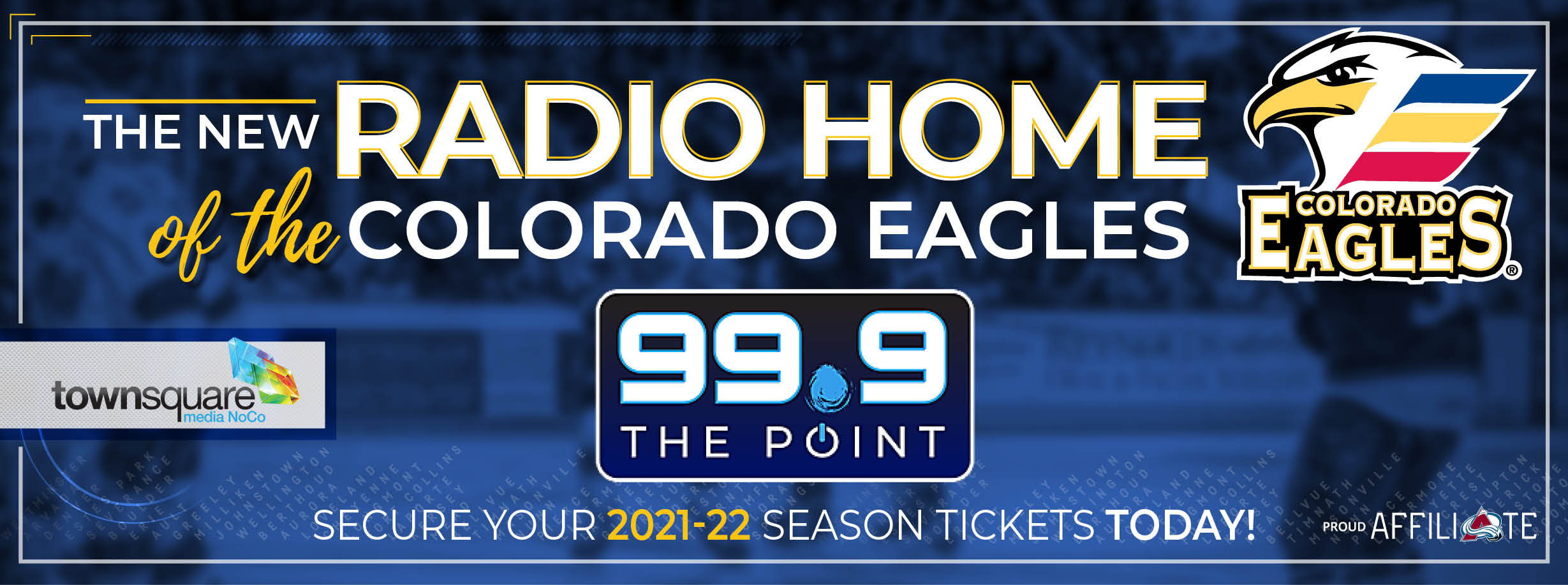 99.9 The Point New Radio Home of Colorado Eagles