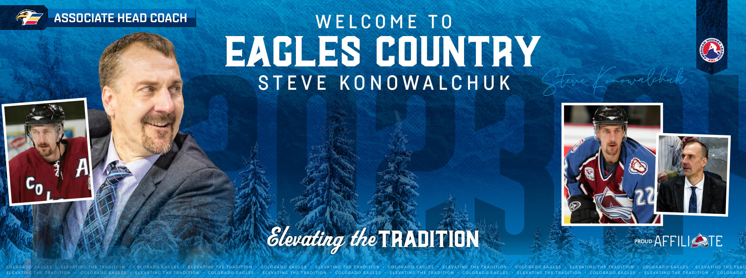 Steve Konowalchuk Named Colorado Eagles Associate Head Coach