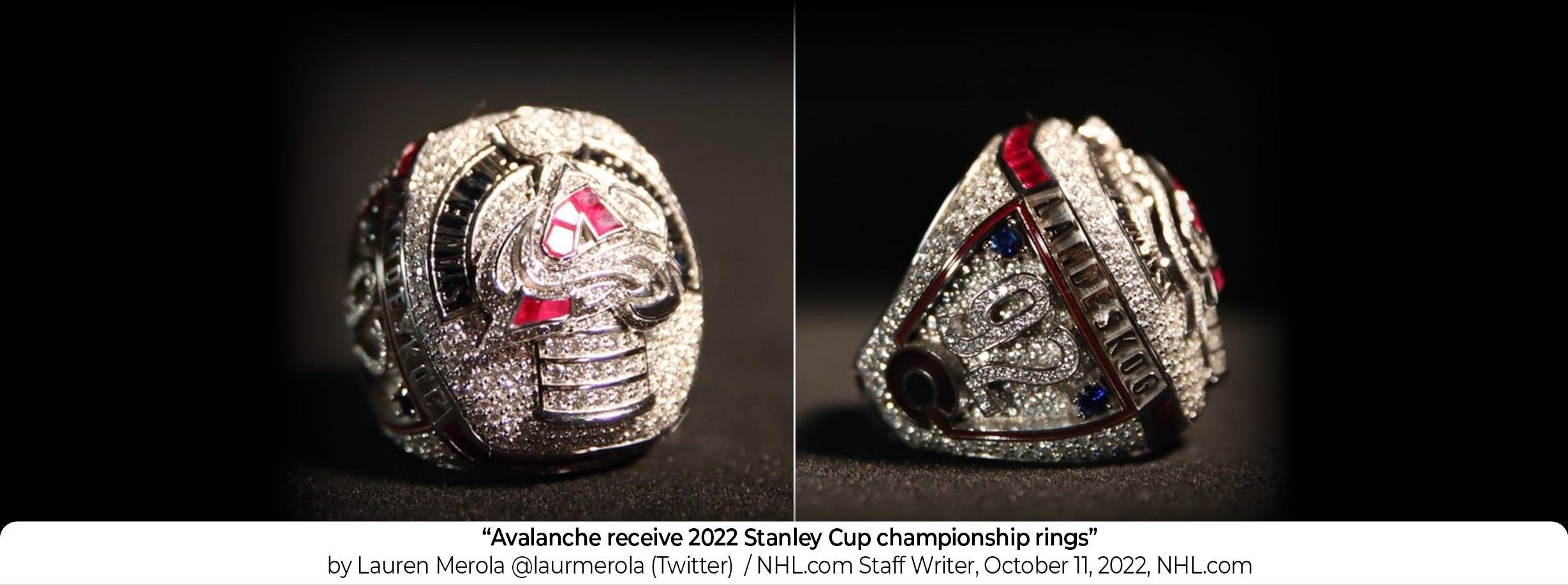 Want to know more about the rings being presented?