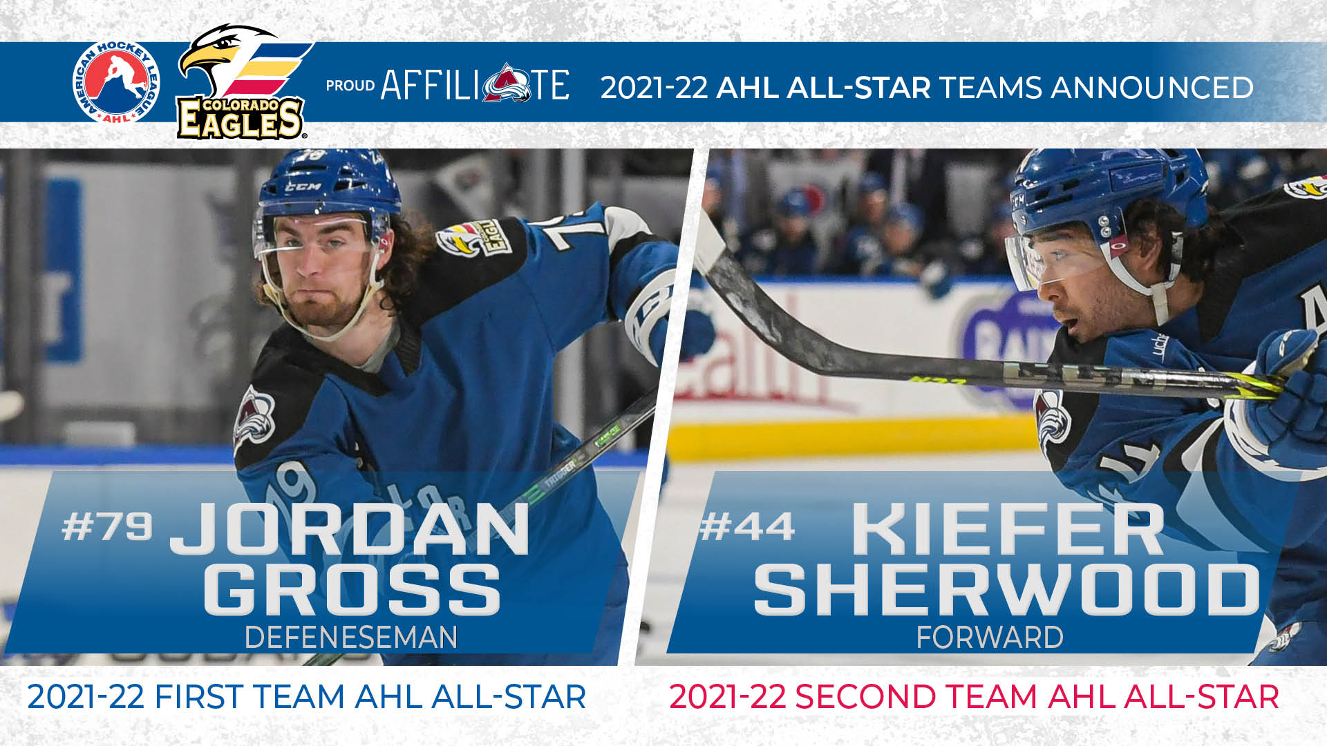 2022-23 AHL All-Stars #AS-12 Kiefer Sherwood - Colorado Eagles