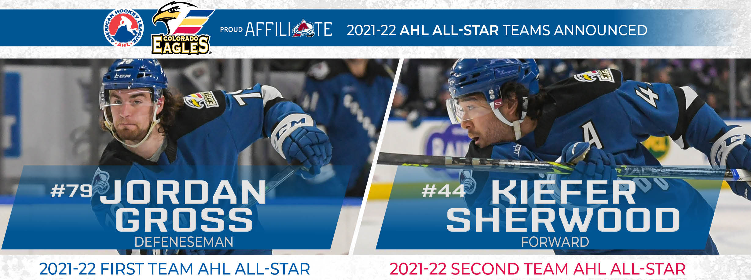 2022-23 AHL All-Stars #AS-12 Kiefer Sherwood - Colorado Eagles