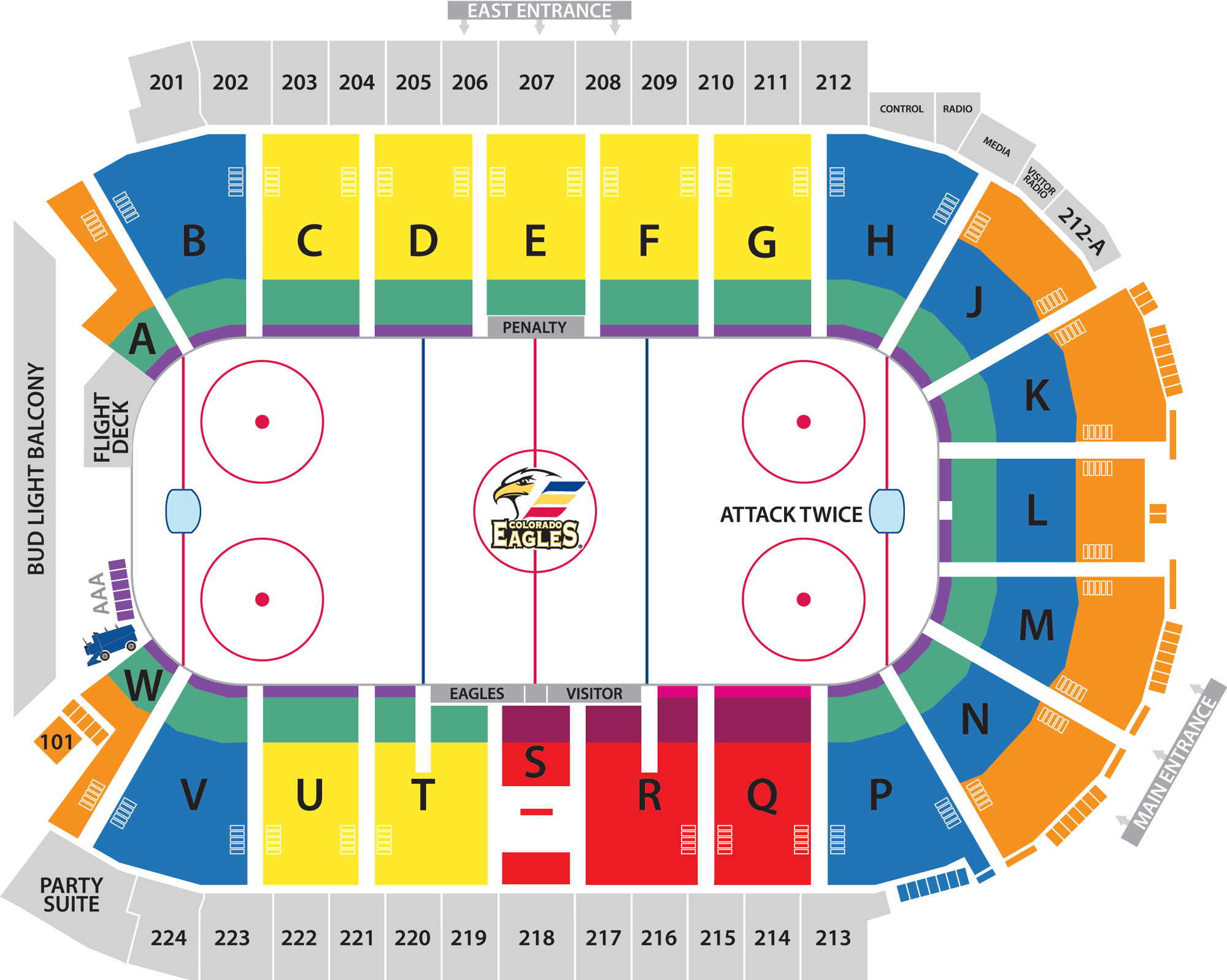 Wilkes Barre Penguins Seating Chart