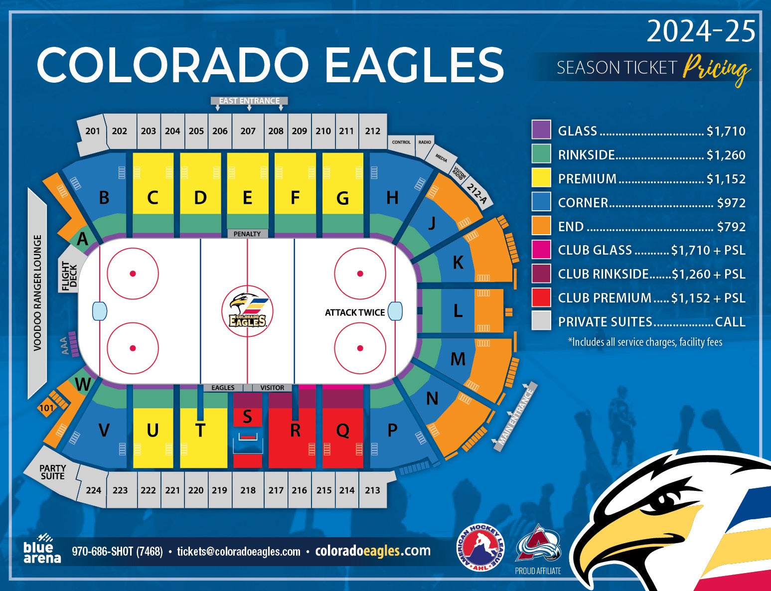 Colorado Eagles Seating Chart Matttroy