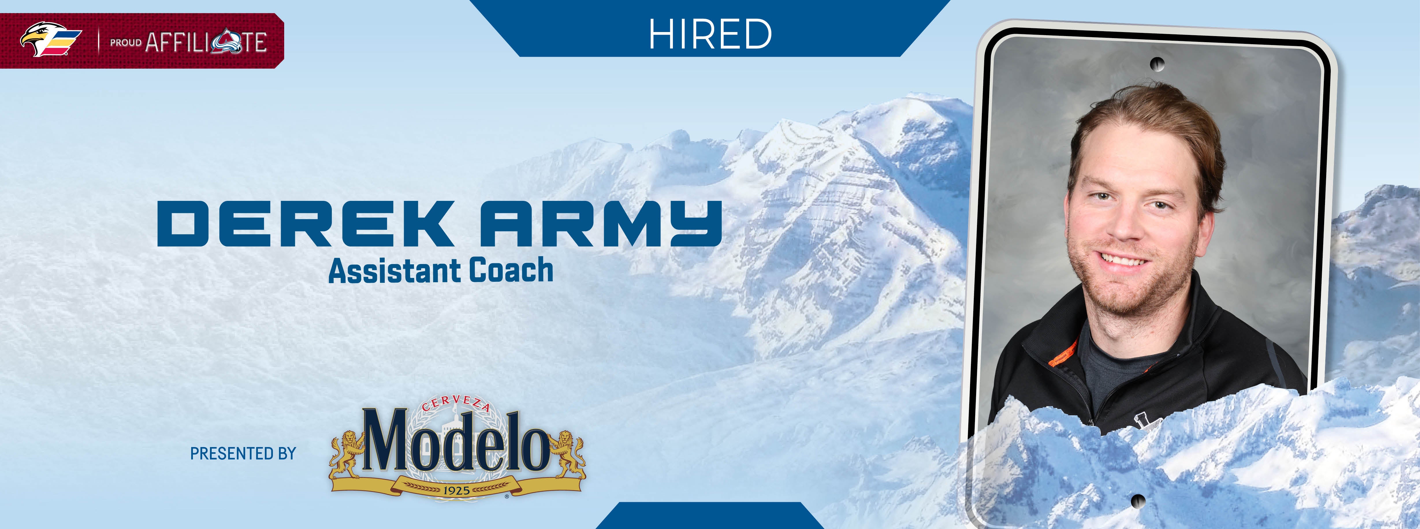 DEREK ARMY NAMED EAGLES ASSISTANT COACH