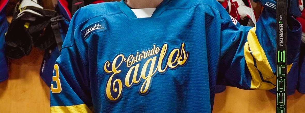 Colorado Eagles unveil new 'Colorado Sky' jerseys - Colorado Hockey Now