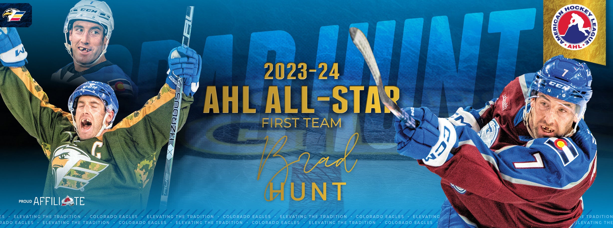 DEFENSEMAN BRAD HUNT NAMED FIRST-TEAM AHL ALL-STAR 