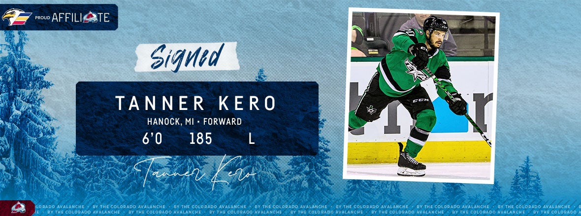 Colorado Eagles Ink Forward Tanner Kero