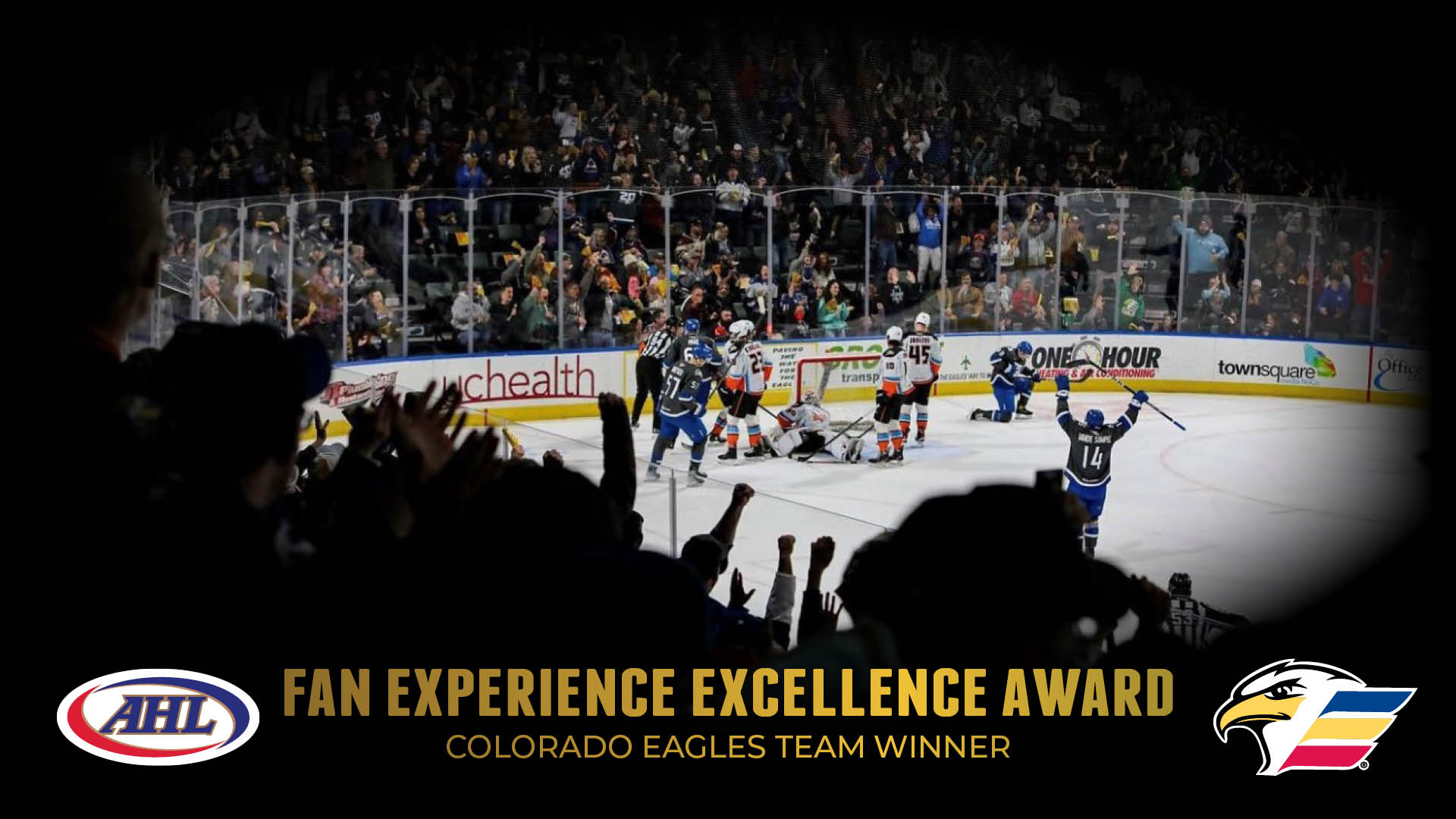 AHL Recognizes Eagles Amazing Fan Base with Excellence in Fan Experience Award Colorado Eagles
