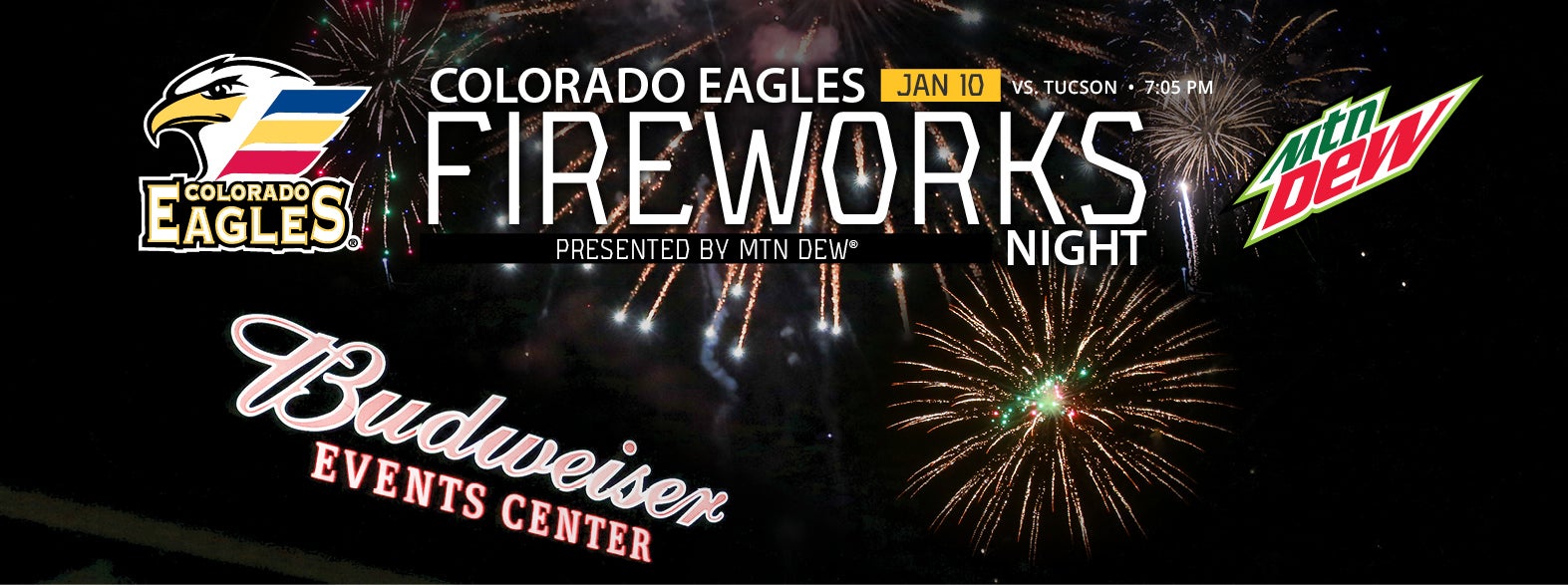Eagles Host Largest Winter Fireworks Show