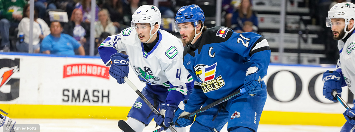 Abbotsford Outlasts Eagles in 3-2 OT Win in Game Three