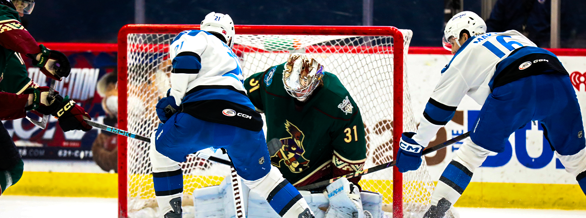 Barre-Boulet, Felhaber Each Strike Twice in 5-2 win over Roadrunners