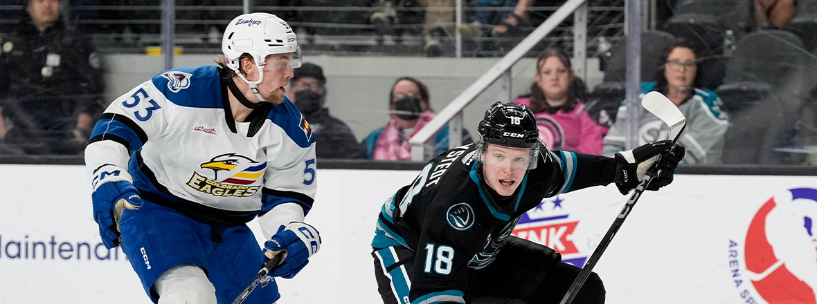 Eagles Bounce Back with 4-2 Win at San Jose