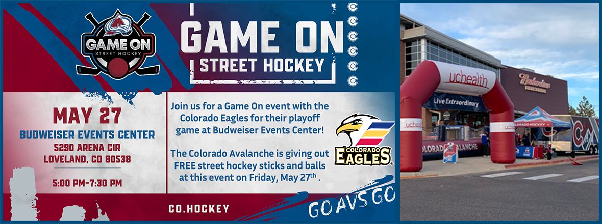 Avalanche &quot;Game On&quot; Street Hockey Experience