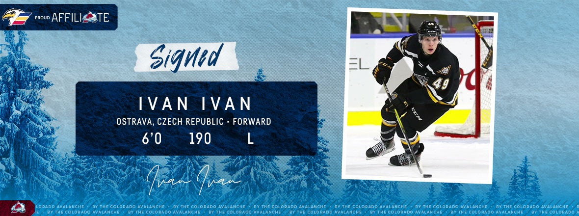 Colorado Eagles Add Forward Ivan for 2023-24 Season