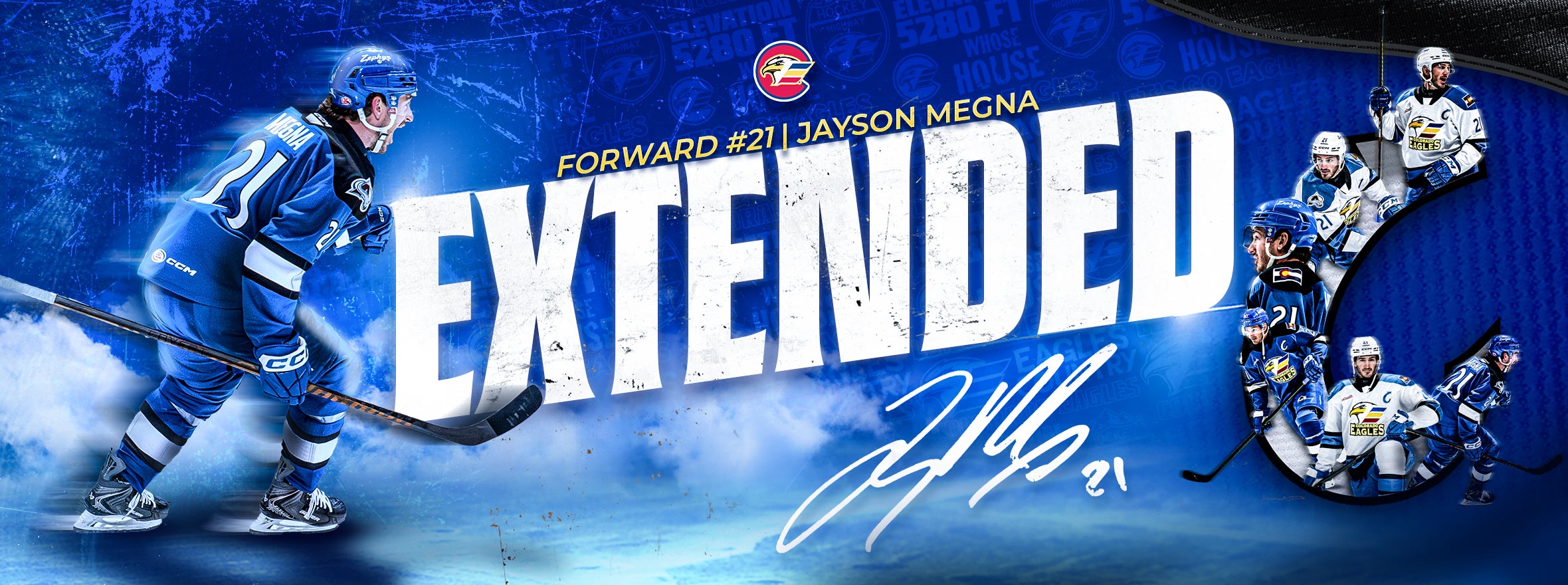 Eagles Sign Megna To Extension Through 2026-27 Season