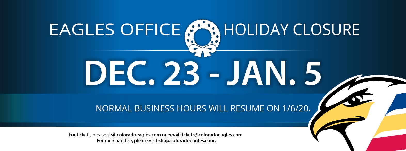 Holiday Office Closure