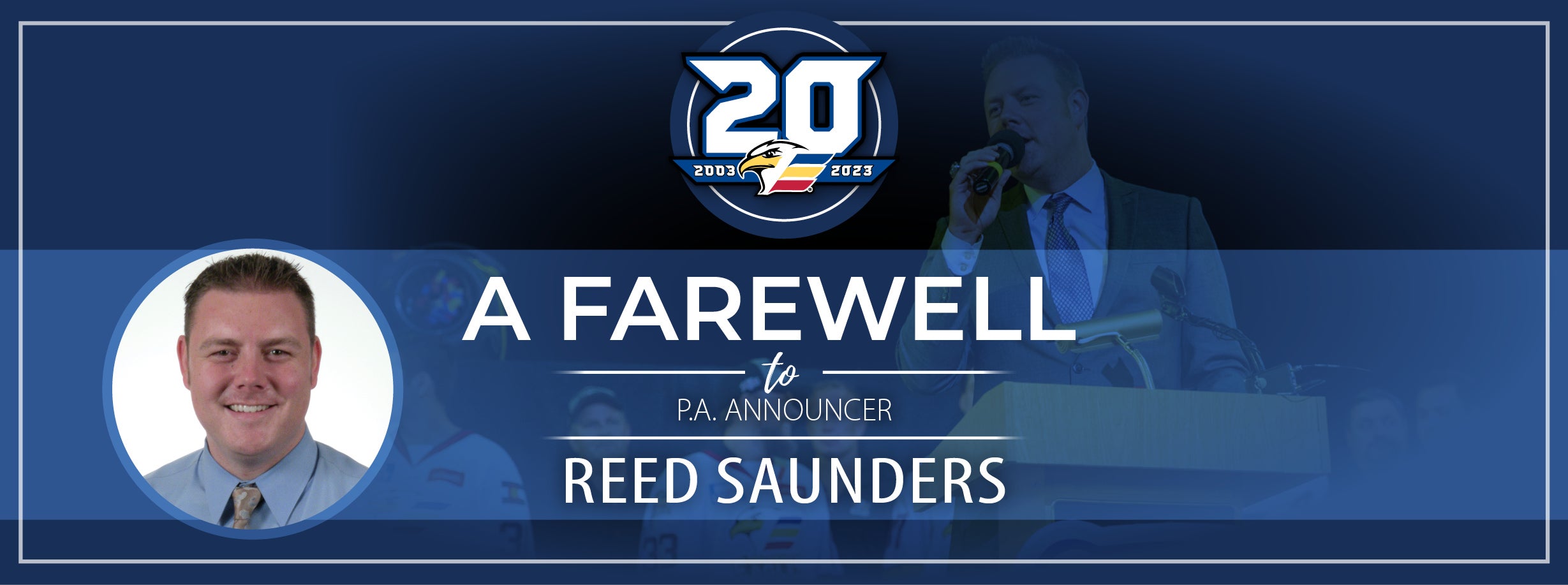 PA Announcer Reed Saunders to Step Away at Conclusion of 2022-23 Season 