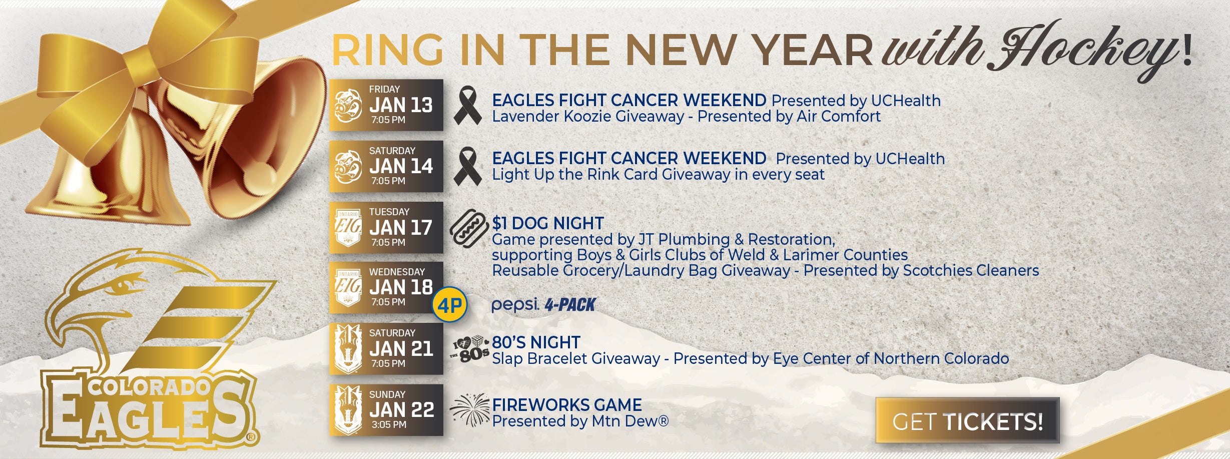 Ring in the New Year with Hockey!
