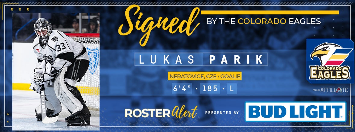 Eagles Sign Goaltender Lukas Parik To AHL Contract
