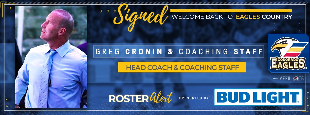 Eagles Extend Contracts of Cronin, Coaching Staff