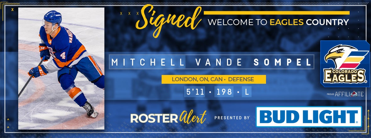 Eagles Add Defenseman Mitchell Vande Sompel