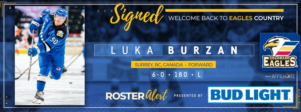 Eagles Bring Back Forward Luka Burzan