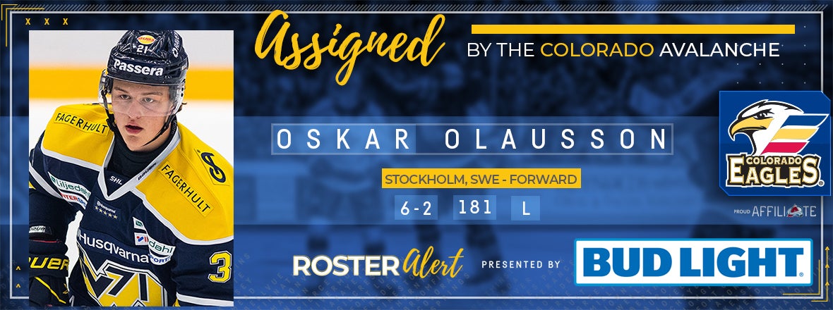 Forward Oskar Olausson Assigned to Eagles