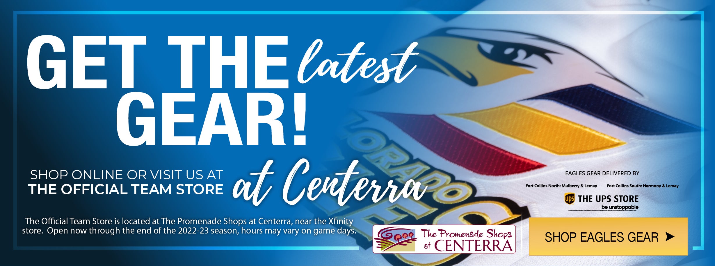 Shop at Centerra all season long!