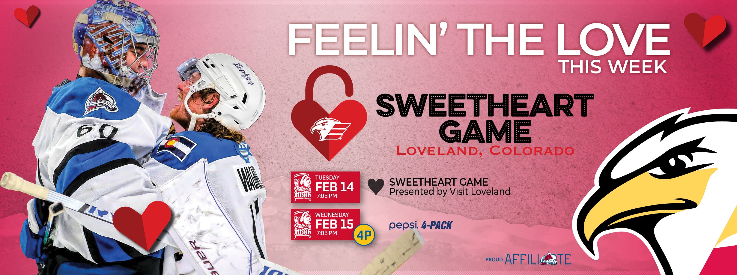 Colorado Hosts First-Ever Sweetheart Game Against Bakersfield