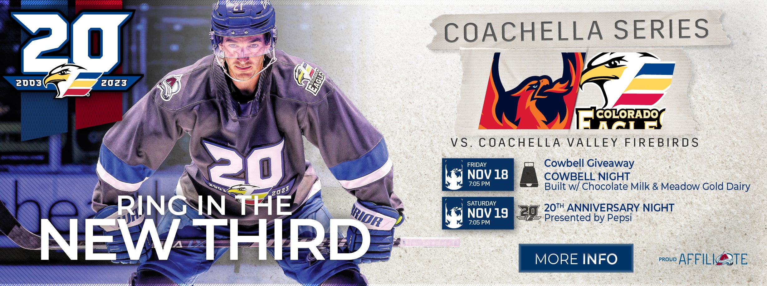 FIREBIRDS RELEASE INAUGURAL SEASON PROMOTIONAL & THEME NIGHT SCHEDULE -  Coachella Valley Firebirds