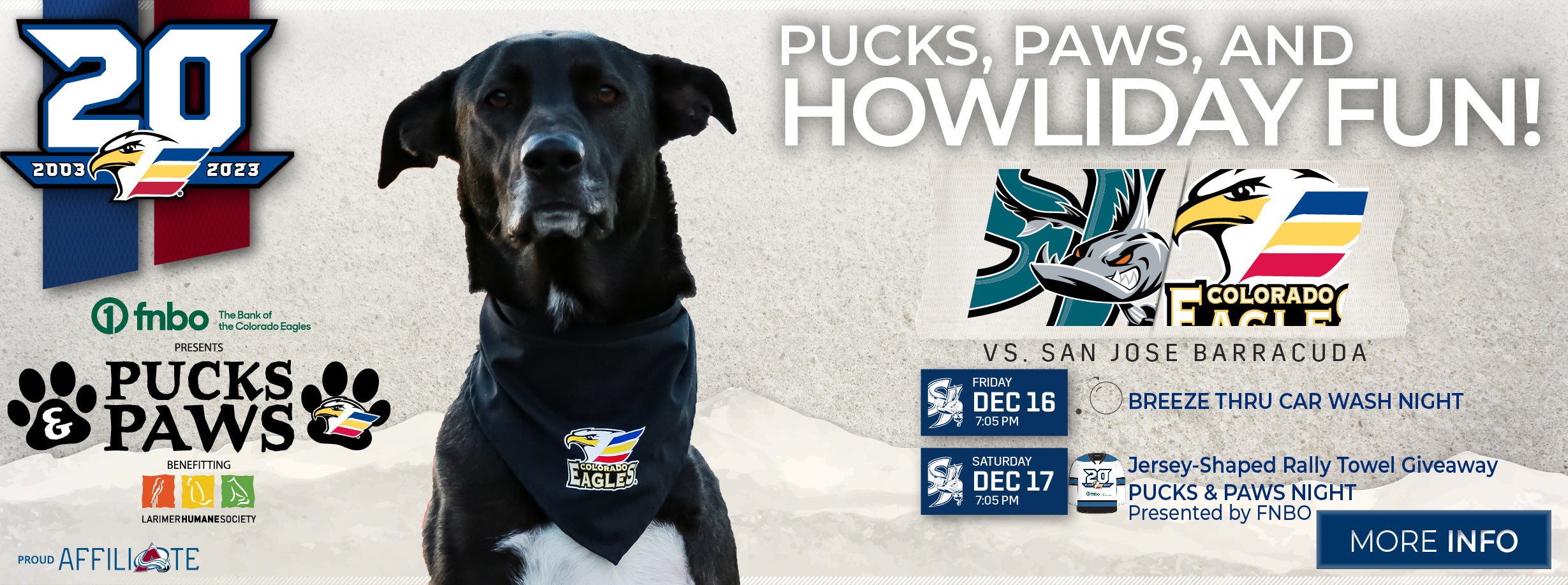 Pucks, paws, and howliday fun this weekend
