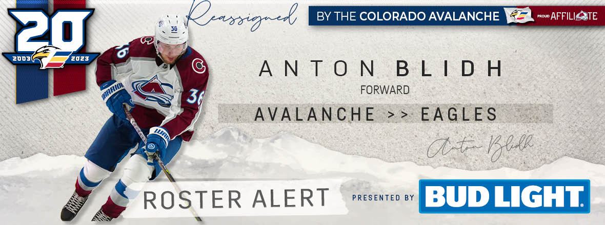 Anton Blidh Reassigned to Colorado Eagles