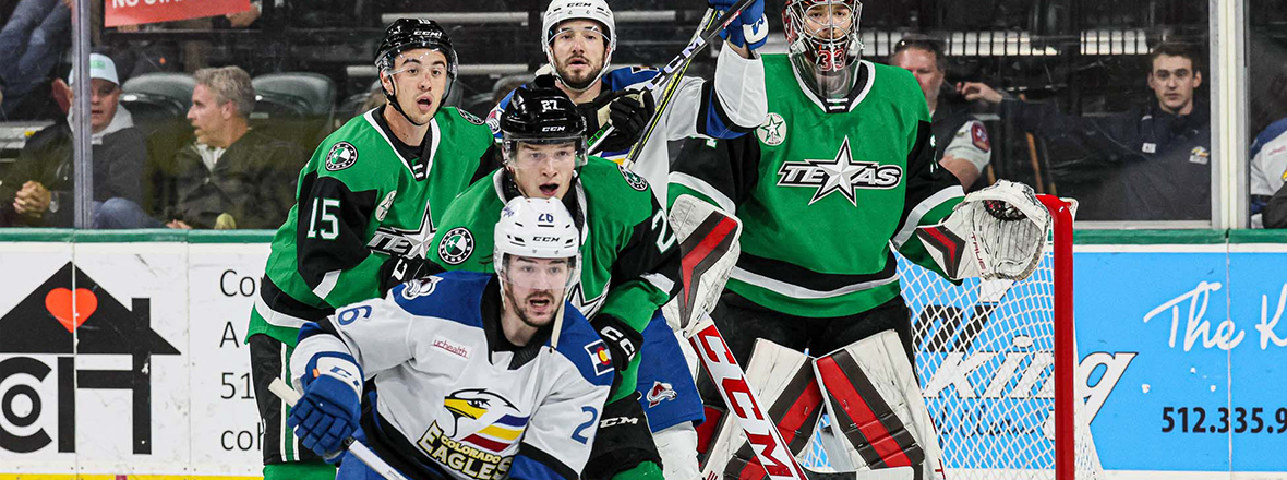 Caamano’s Four-Goal Night Drives Stars to 5-3 Win over Eagles